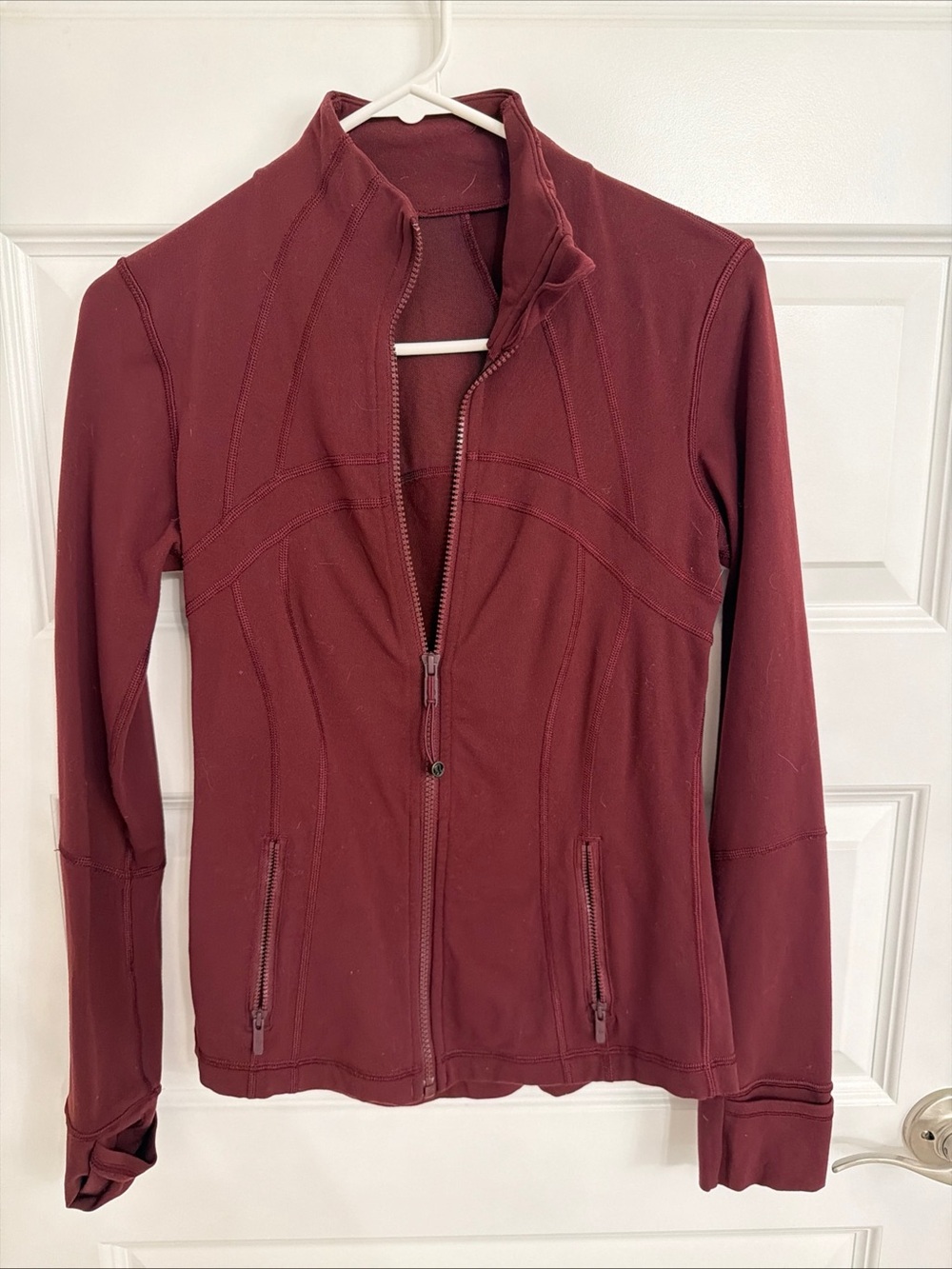 Lululemon Women's Burgundy align Zip-Up Jacket